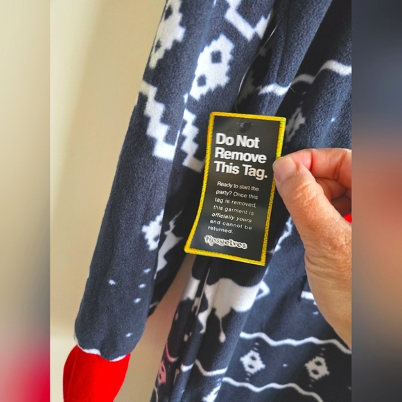 NWT!! Tipsy Elves, Women's Blue Reindeer Jumpsuit, NEW! - $89.95 - Picture 15 of 16